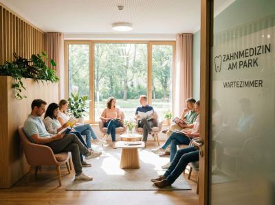 Wartezimmer Zahnarztpraxis